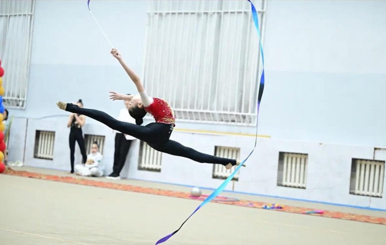 Көркем гимнастикадан жүлделі І орын