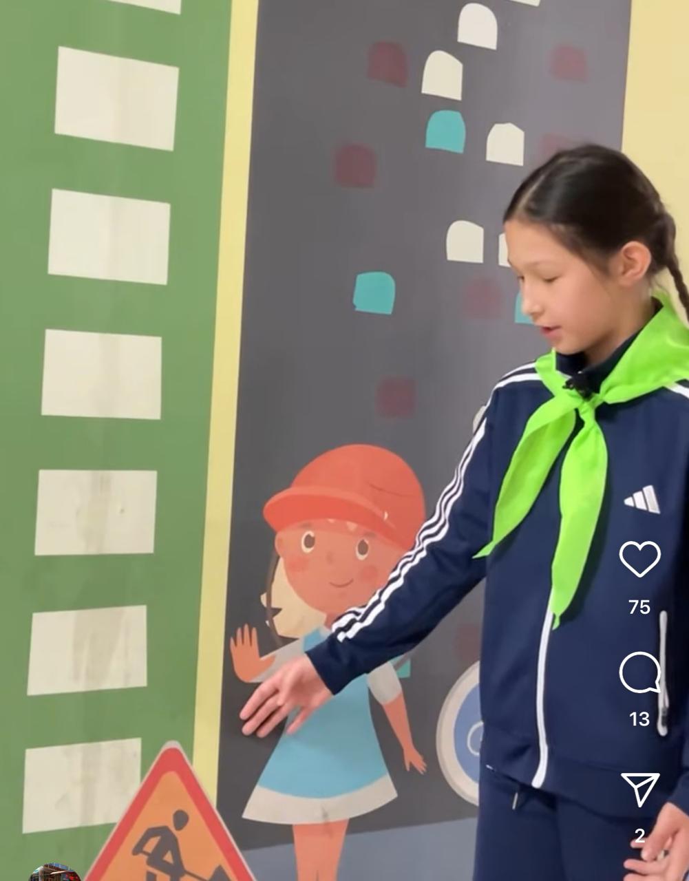 Балалар назарына❗️❗️❗️ Жолда жүру ережесін сақтаңыз-видеоролик